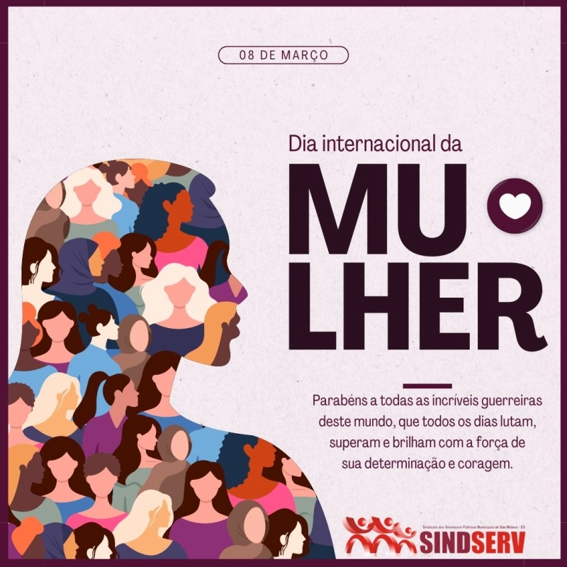 FELIZ DIA DAS MULHERES